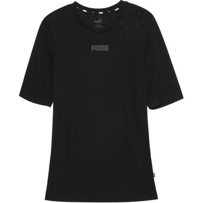 Lightweight Moisture-Wicking Short Sleeve T-Shirt Women Tops Black 845602-01