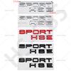 1Pcs 3D ABS Sport HSE Emblem Sport Letters Car Rear Trunk Badge HSE Tailgte Logo Decorative Sticker Car Styling Accessories