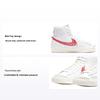 Blazer Mid 77 GS Double Zig Zag-Stitched Swoosh Kids Sneakers White Sail Summit-White DJ2008-161
