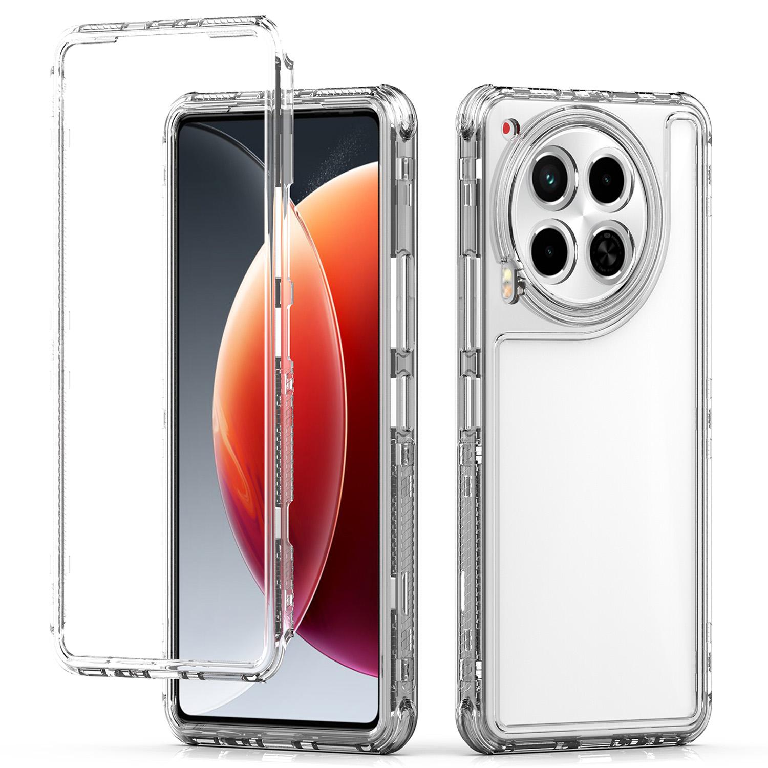 

For TECNO Camon 30 4G/5G Clear Case Acrylic+TPU Protective Phone Cover A