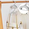 5Pcs Widen Plastics Hanger Connection Hook Stackable Space Saving Storage Multifunctional Bag And Hat Hanging Rack