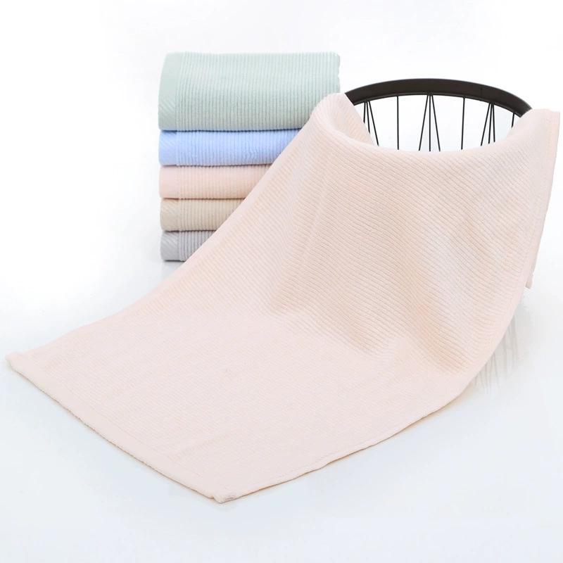 Custom Logo Lint-Free Bamboo Fiber Jacquard Washcloth - Soft, Absorbent, Embroidered Towel