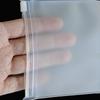20/40pcs Frosted EVA Zipper Bags Semi Transparent Ear Stud Ring Necklace Storage Bags Reusable Dustproof Travel Organizers