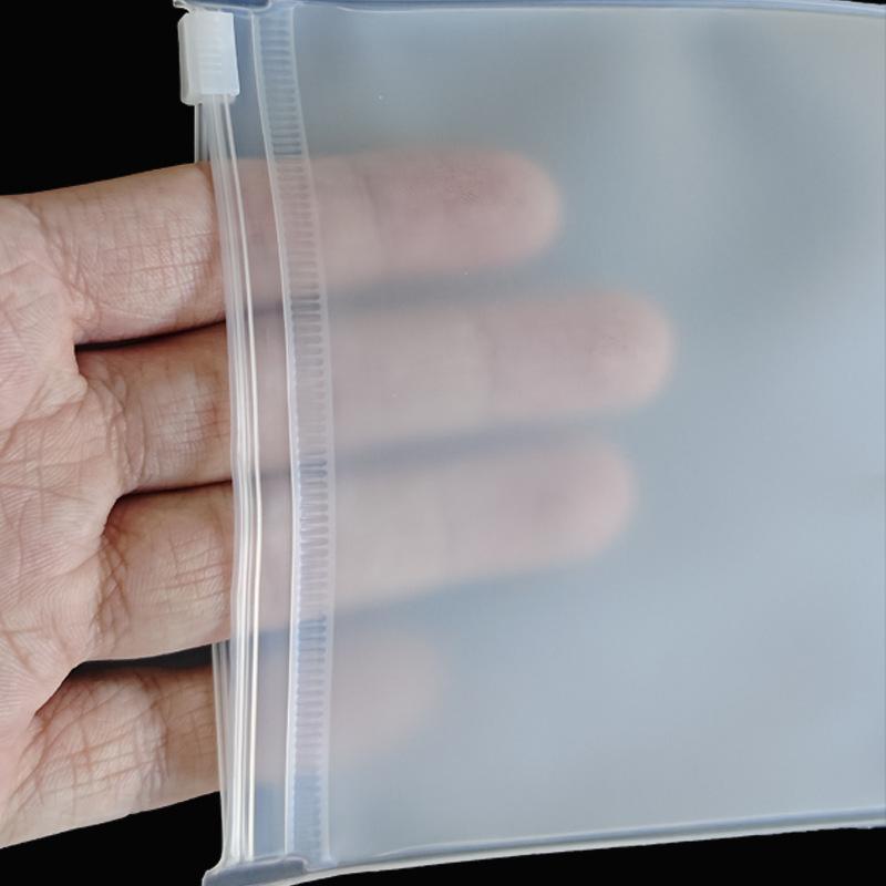 20/40pcs Frosted EVA Zipper Bags Semi Transparent Ear Stud Ring Necklace Storage Bags Reusable Dustproof Travel Organizers