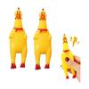 KALOLINNA Loud Roaring Chicken Funny Chicken Set of 2 Shouting Chicken Roaring Shouting Chicken Toy Chicken Dog Chew Toy Funny Chicken (16cm)