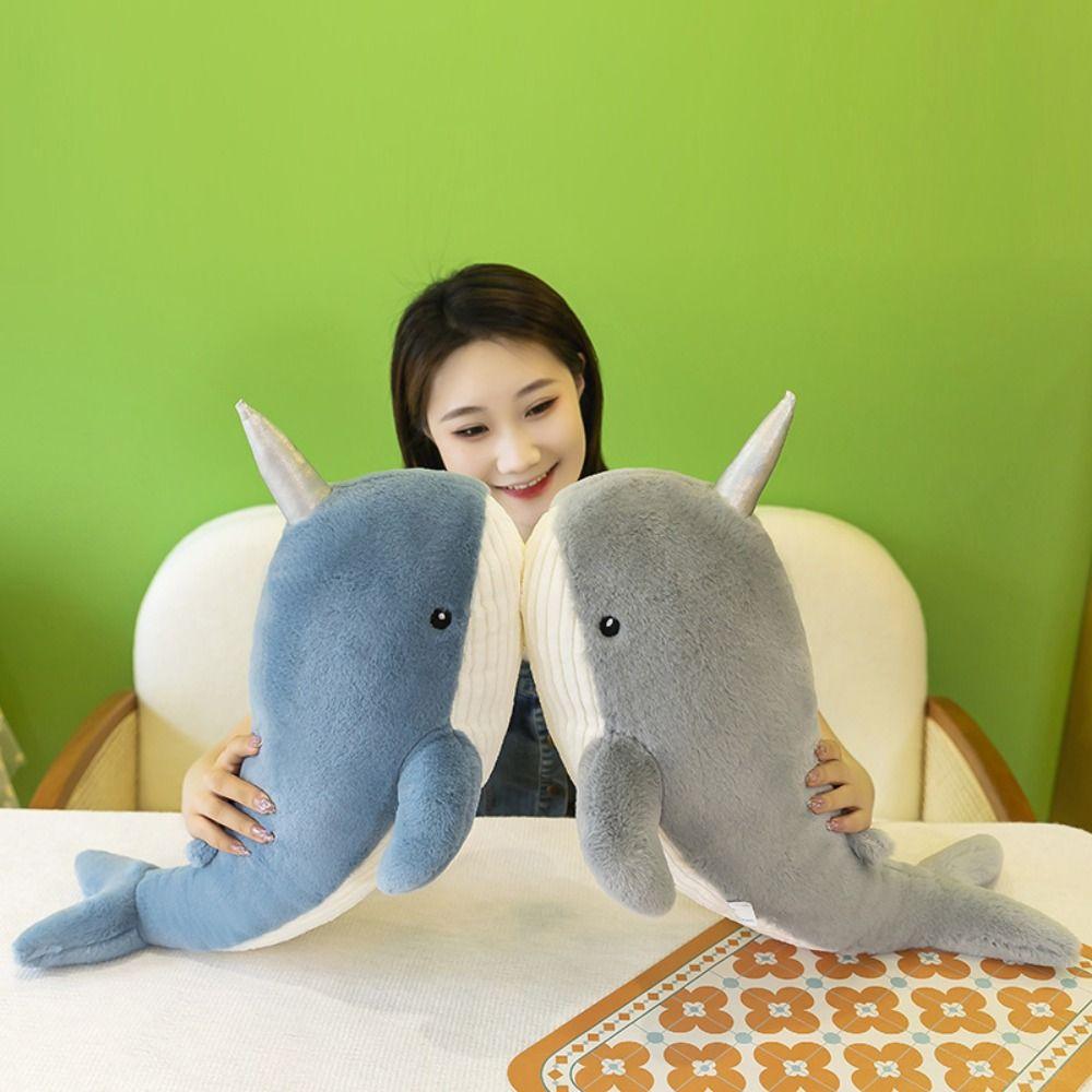 Decorate Whale Shark Stuffed Toys Whale Pillow Cushion Stuffed Animal Doll Giant Whale Plush Toy