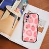 C-Cute-S-Strawberrys Black Shockproof Phone Case Snug Fit For Xiaomi 12,11,12S Ultra & Redmi Note 11,10T,9,9A,8Pro,8T,5G