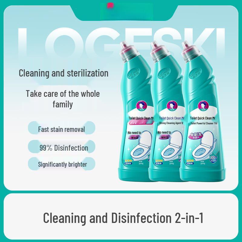 No-Scrub Toilet Bowl Cleaner, Unscented, Japanese/Korean Brand