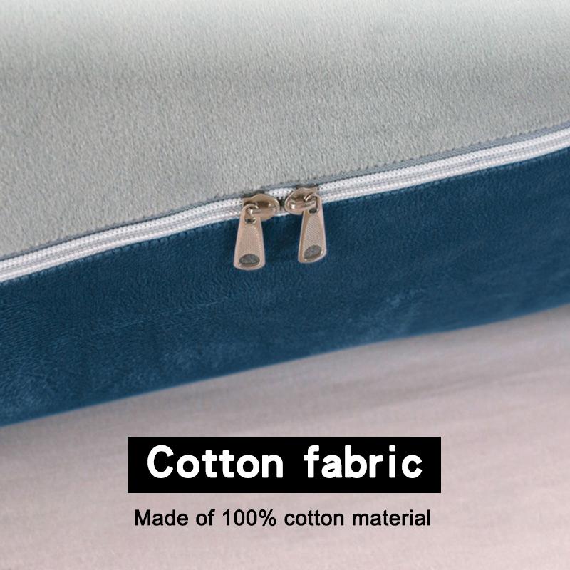 Wielofunkcyjna poduszka dla kobiet w ciąży, poduszka do leżenia na boku, czysta bawełna, zdejmowana i zmywalna, poduszka do drzemki w kształcie litery U