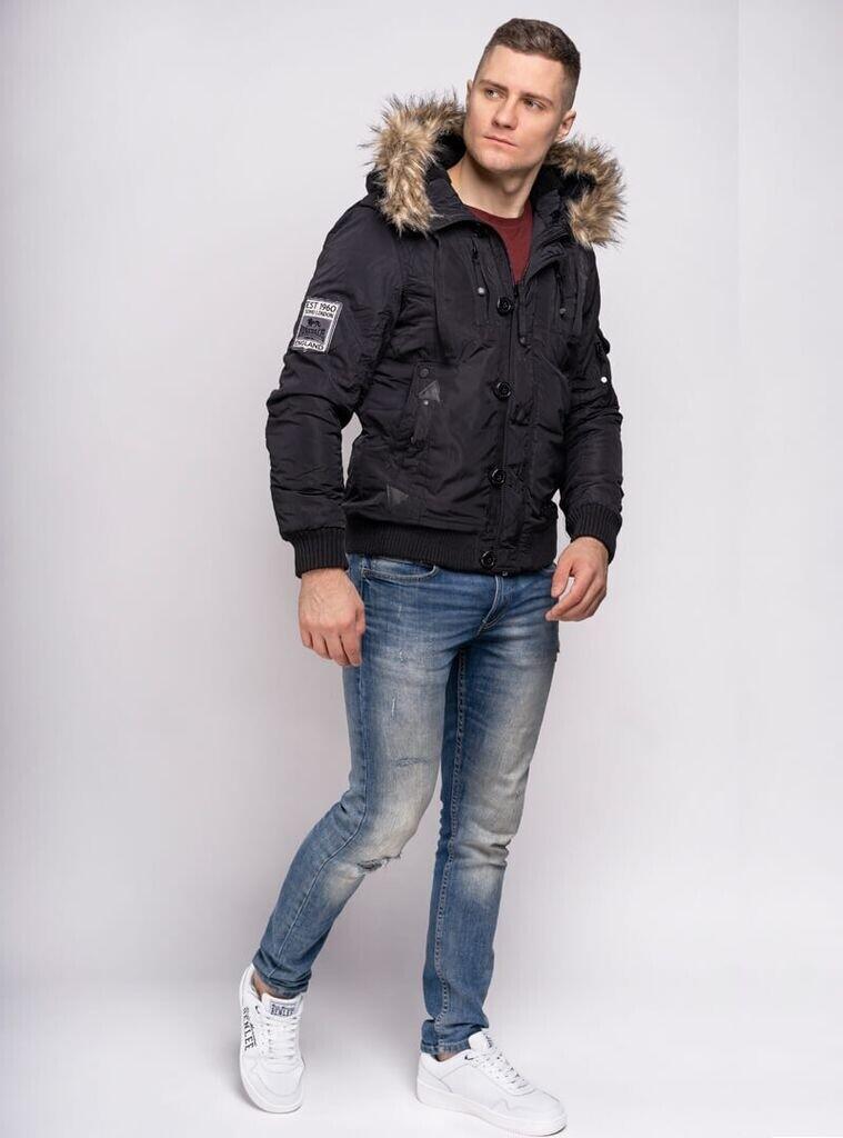 Lonsdale Jarreth Hooded Winter Jacket schwarz