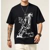 Retro-Print Kurzarm Michael Jackson Herren Damen Sommer T-Shirt Kind Junge Mädchen Oberteil Erwachsene Kinder Eltern-Kind Baumwoll-T-Shirt