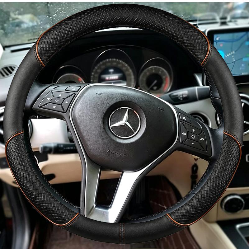 Braid Car Steering Wheel Cover for Mercedes Benz CLS550 CLA250 E250 E350 E400 E550 GLA250 GLK250 GLK350 C250 C300 C350 B250e