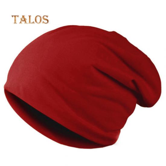 Fashion Men's Women's Solid Color Slouch Hip-pop Beanie Baggy Knit Hat Ski Girls Hats