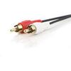 PASOW 2 Pack 3.5mm Stereo Female to 2RCA Male RCA Audio Y Cable