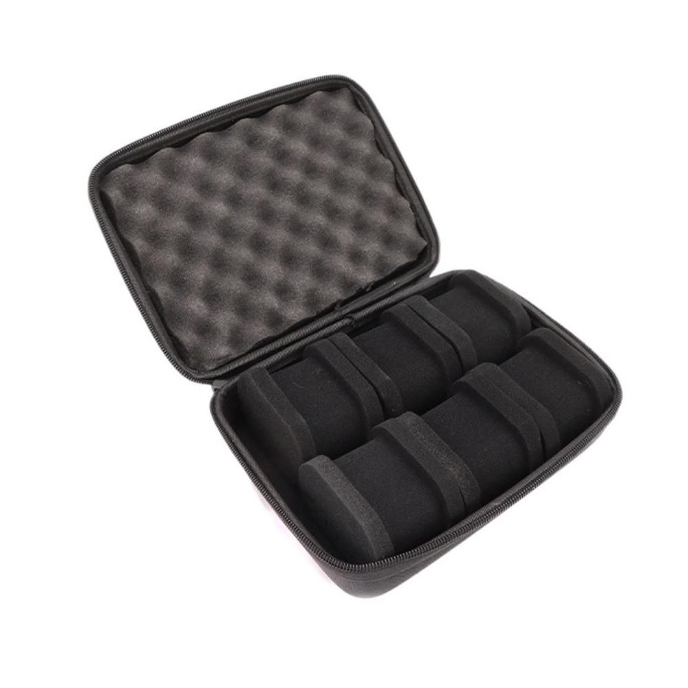Durable 6/8/10/12/15 Slots Watch Box EVA Hard Watch Case Shockproof Zipper Closure Watch Storage Box Home Use