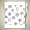 Dandelions Clear Silicone Stamp for DIY Invitation Card Scrapbooking Paper Craft Rubber Stamp Handmade Journaling Supply