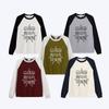 Wideusseom [Withsome Made] Time To Do The Keep Going Line You & Raglan T-Shirt