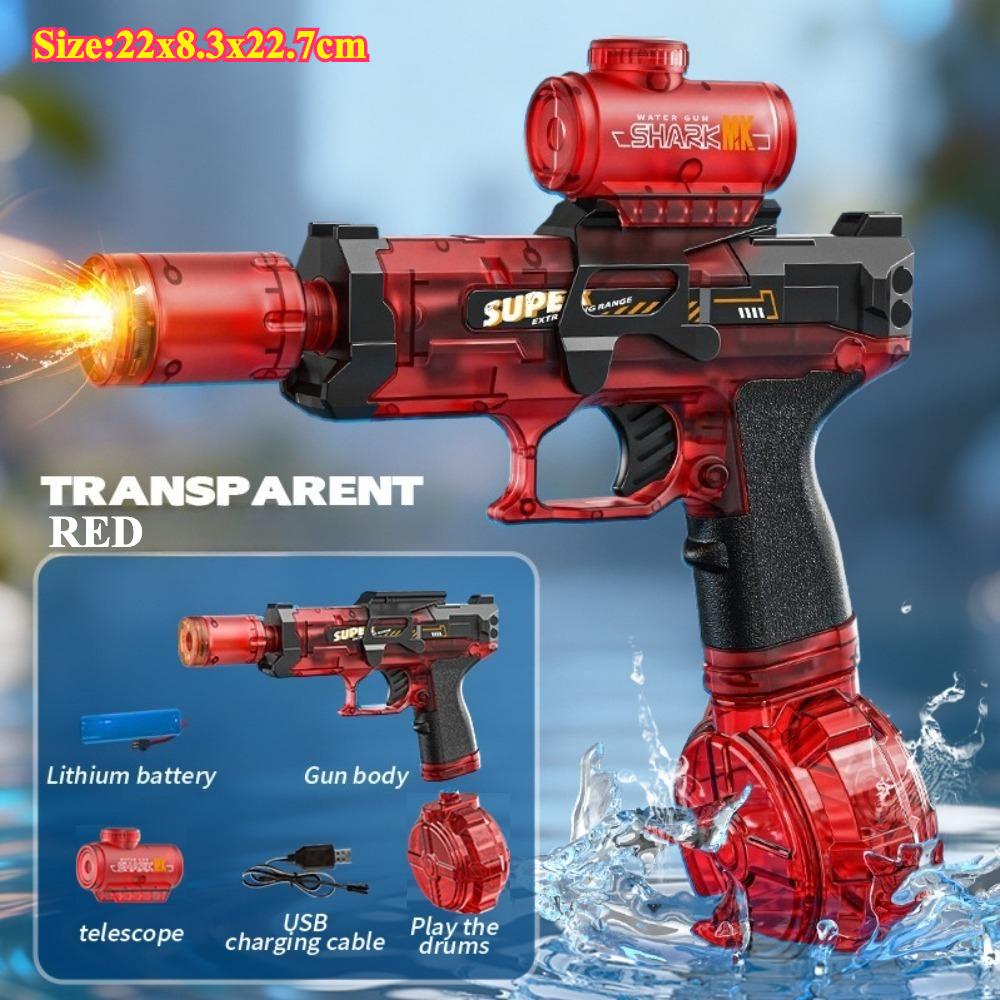 Electric Continuous-Fire Fully Automatic Toy Water Gun Summer Outdoor Shooting Beach Games For Boy Birthday Gifts