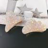 Odorless DIY Resin Epoxy Ornaments Hairpin Mold Shark Hair Pin Hair Claw Clips Mold Silicone Mould