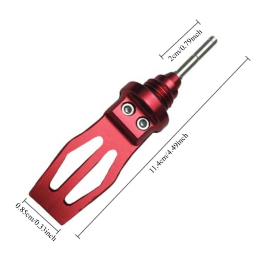 Precision CNC-Machined Aluminum Oil Dipsticks - Decorative Measurement Covers for GY6 Motorcycle Engines