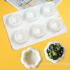 6-Cavity Silicone Cake Molds Flower-Shaped French Mousse Cake Molds Home Baking Tools Kitchen Styling Supplies