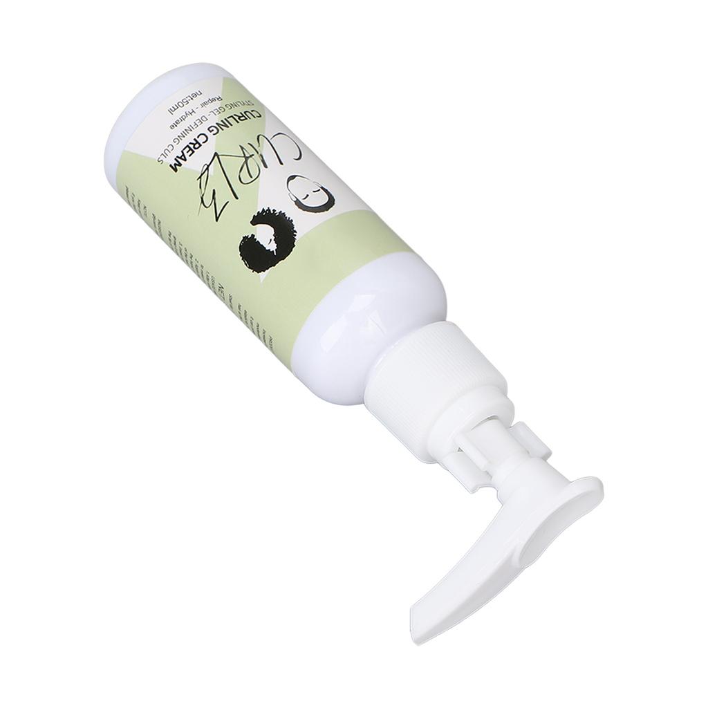 Curl Defining Cream Curly Hair Elastin Hair Moisturizing Curly Hair Styling Fluffy Elastic Cream