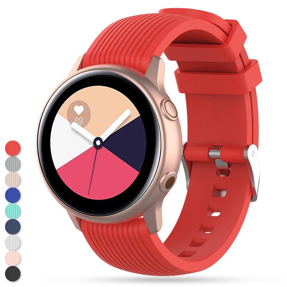 20mm 22mm Silicone Strap For Samsung Galaxy Watch 3/4/5/6/7/Active 2 44mm 40mm Sport Wristband for Huawei Watch GT5/GT4 3 2 Band