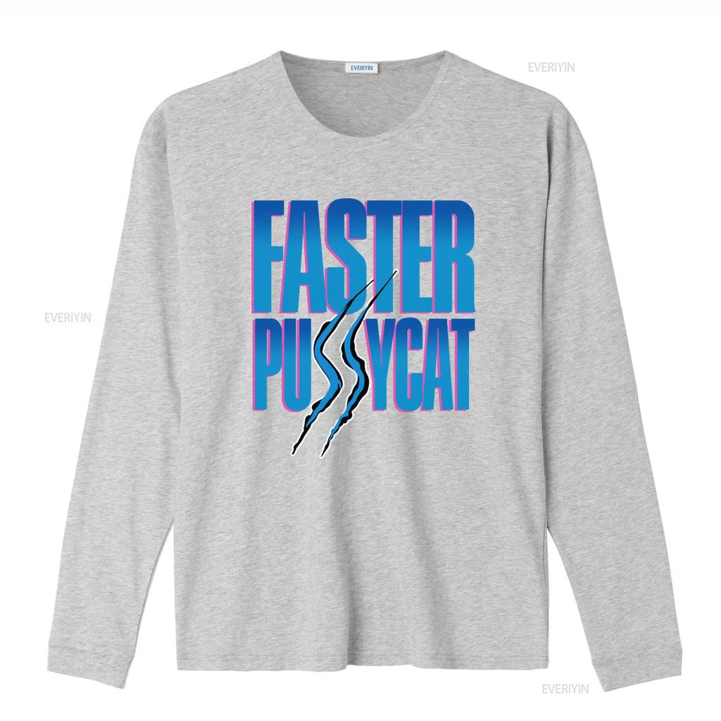 80s Faster Pussycat Vintage Unworn T Shirt 100 Pure Retro Vintage Washed Unisex Stylish Casual Stretched Graphic