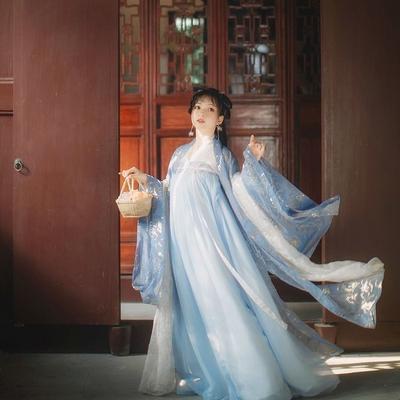 Hanfu femminile migliorato elemento Han abbigliamento fata elegante set estivo in stile cinese