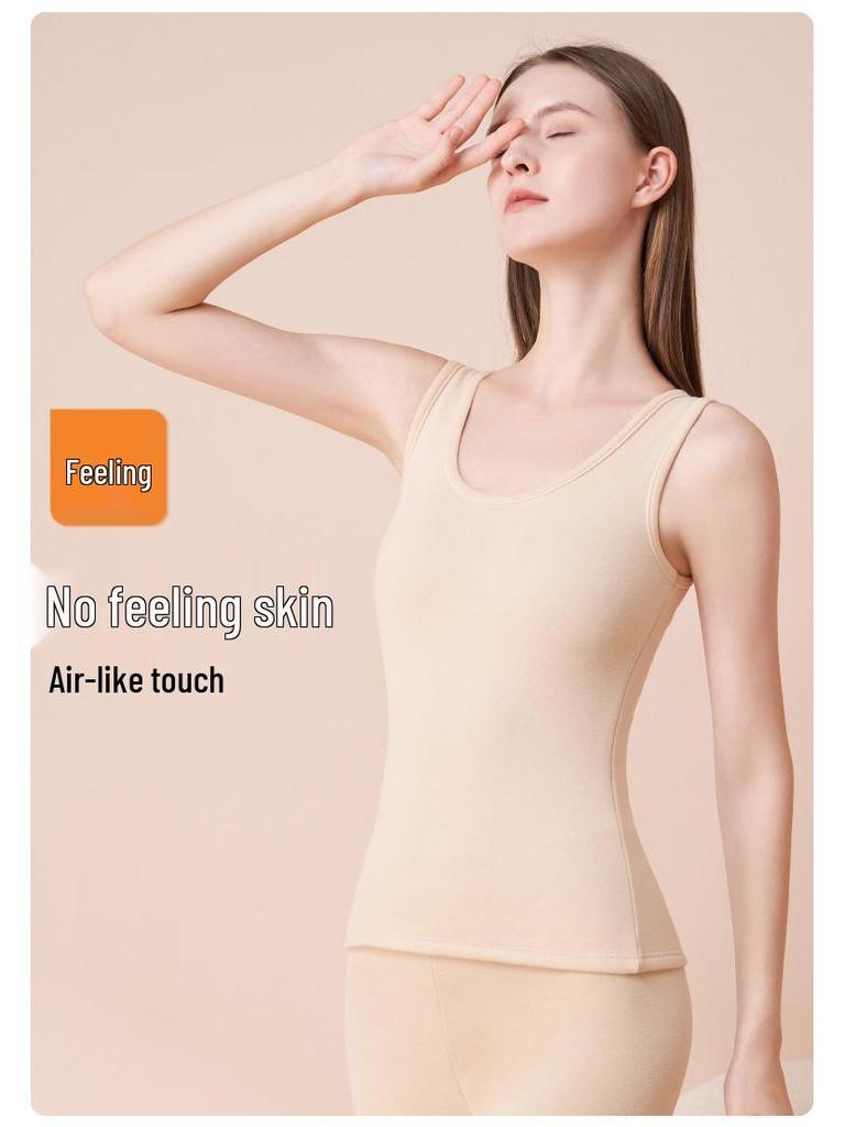 Women's Thickened Fleece-Lined Heated Vest for Winter