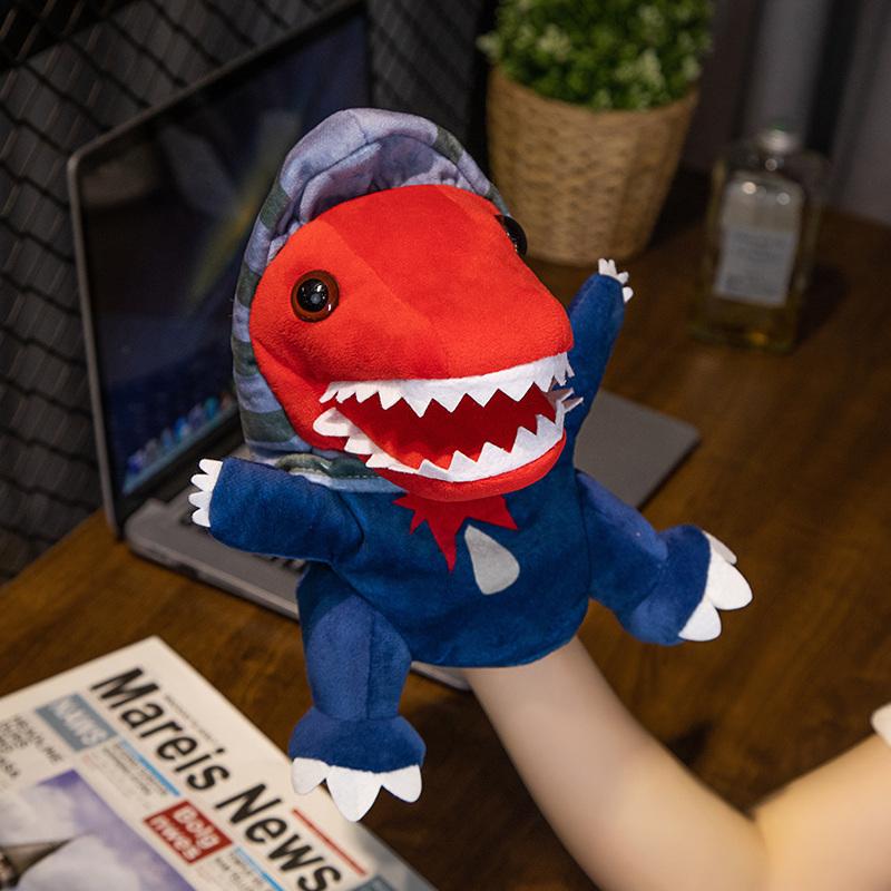 25cm Cute Monster Family Finger Puppet Role Play Educational Toys Hand Puppet Children Storytelling Props 25cm