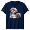 Shih Tzu Dog Lover Portrait Graphic TShirt