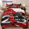 Biancheria da letto iconica MJ Legacy(1 * copripiumino + 2 * federa, senza nucleo)Copripiumino e federa morbidi e confortevoli Regalo di Natale per compleanno