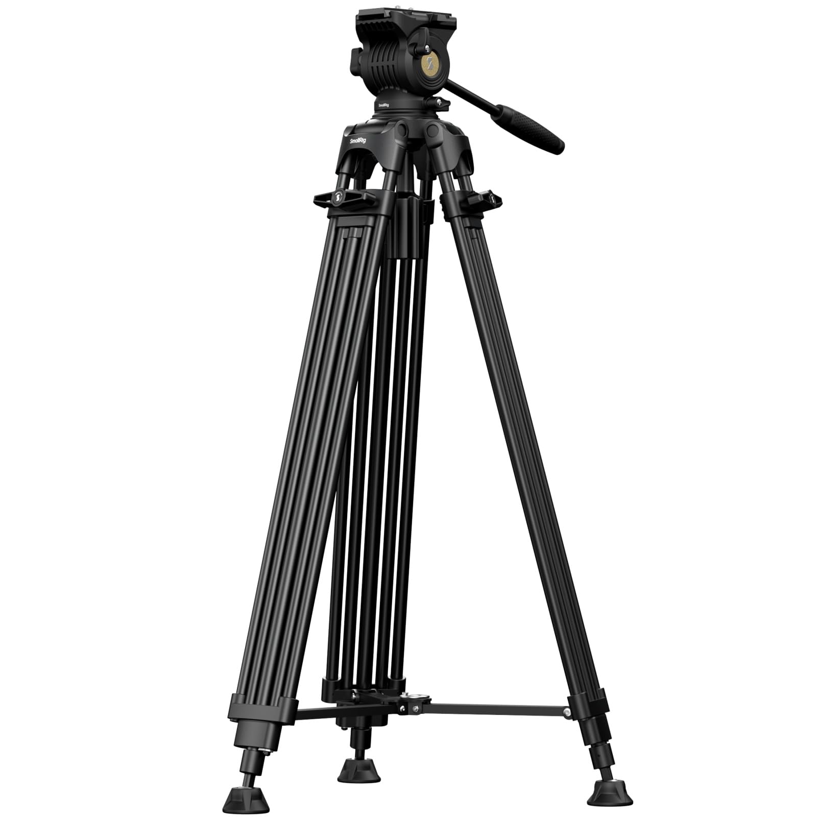 SmallRig FSD14 FreeSpeed Aluminum Alloy Video 187cm Camera Tripod with Manfrotto Fluid Quick 75mm Ball Maximum Load Capacity of Approximately