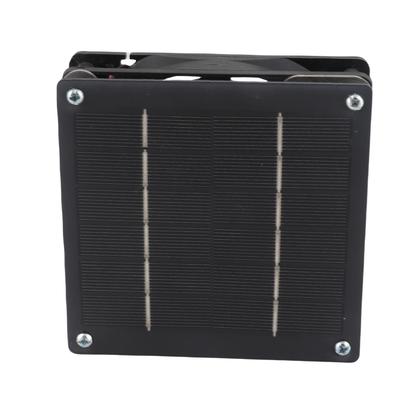 Monokristallines Solarpanel Lüfter 3W 6V Einstellbarer Winkel Solar Abluftventilator Leise für Hühnerstall Gewächshaus