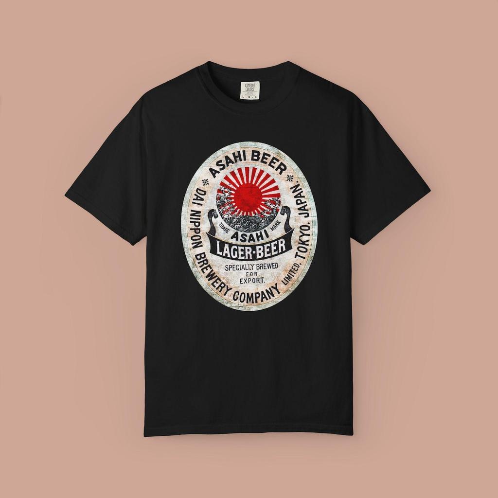 Vintage Japanese Beer Lager Logo T-Shirt