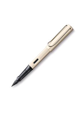 Lamy Lux Palladium Fountain Medium Officially Imported Pen, Nib, L58-M,