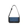 New CHARLES&KEITH Fabric Crossbody Bags Trumpets Women's Dark Denim Blue/Tan Tea Brown CK2-20671598-1