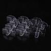 3/6/12Pcs Glasses Storage Rack Wall-Mounted Sunglasses Storage Rack Eyeglasses Holder Transparent Wall Home Glasses Holder