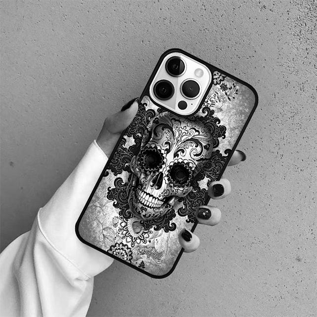 

Mexican Sugar Skull Phone Case Cover For iPhone 17 Air 15 16 14 13 12 Pro Max 11 Pro Max Plus Coque Shell iPhone 16