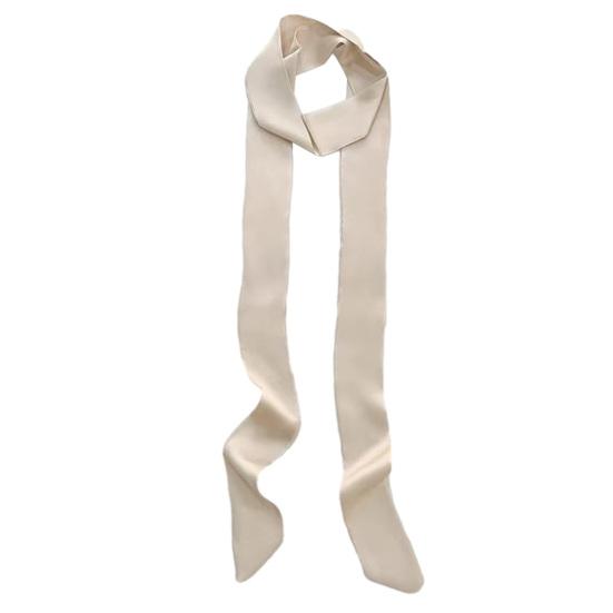 Foulard di Seta Raso Liscio Monocolore Stretta Fascia per Capelli Tocco Morbido Fascia per Capelli da Donna Sciarpa Accessorio di Moda
