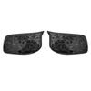 For BMW 5 Series E60 E61 E63 E64 2004-2008 520i 525i 528i 528xi 530i Rearview Mirror Cover Cap Carbon Fiber / Black