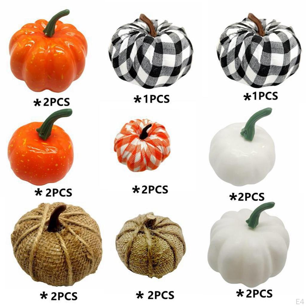 Artificial Pumpkin Decorative Lifelike Craft for Table Thanksgiving Decor
