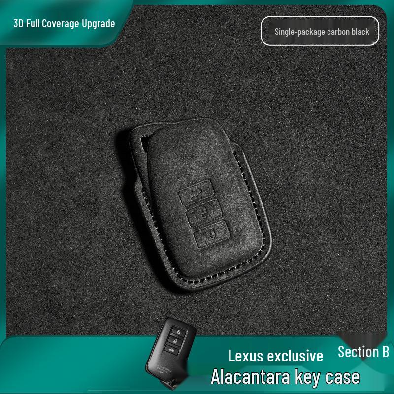 Compatible Lexus Key Case for ES200, RX300, ES300h, NX200, UX, LS - Suede Cover