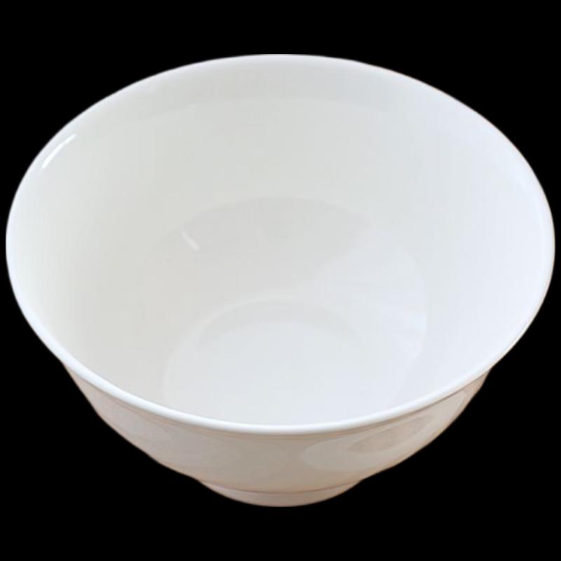 4.75-inch Pure White Bone China High-Foot Bowls (Set of 10)