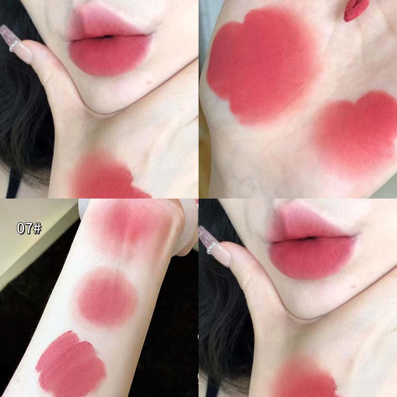 HERORANGE Traumfänger Samt-Lipgloss Matt Nebeliges Nude – Nicht abfärbender, aufhellender Lippenstift für einen natürlichen Look