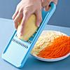 Stainless Steel Manual Vegetable Slicer: Portable Kitchen Gadget for Potatoes, Carrots, Cucumbers - Kitchen Essential