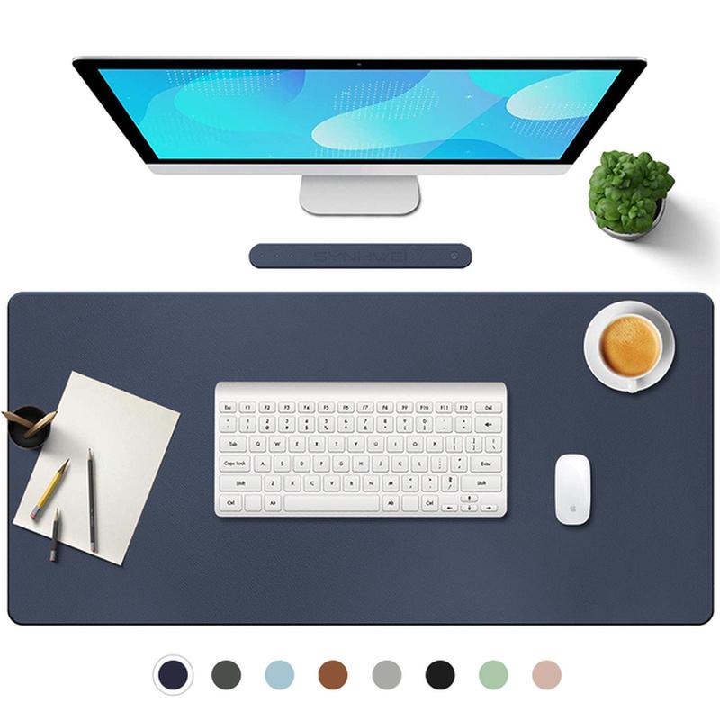 Große Größe Büro Schreibtisch Schutz Matte PU Leder Wasserdichte Maus Pad Desktop Tastatur Schreibtisch Pad Gaming Mousepad PC Zubehör