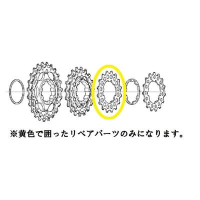 SHIMANO Y1z81600d [16t Gear For Bicycle]