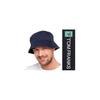 (Navy/Khaki, L) Tom Franks Mens Reversible Cotton Bucket Sun Hat
